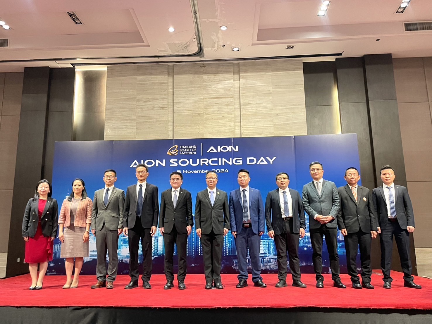 กองพัฒนาผู้ประกอบการไทย สำนักงานคณะกรรมการส่งเสริมการลงทุน Boi จัดกิจกรรม GAC AION SOURCING DAY