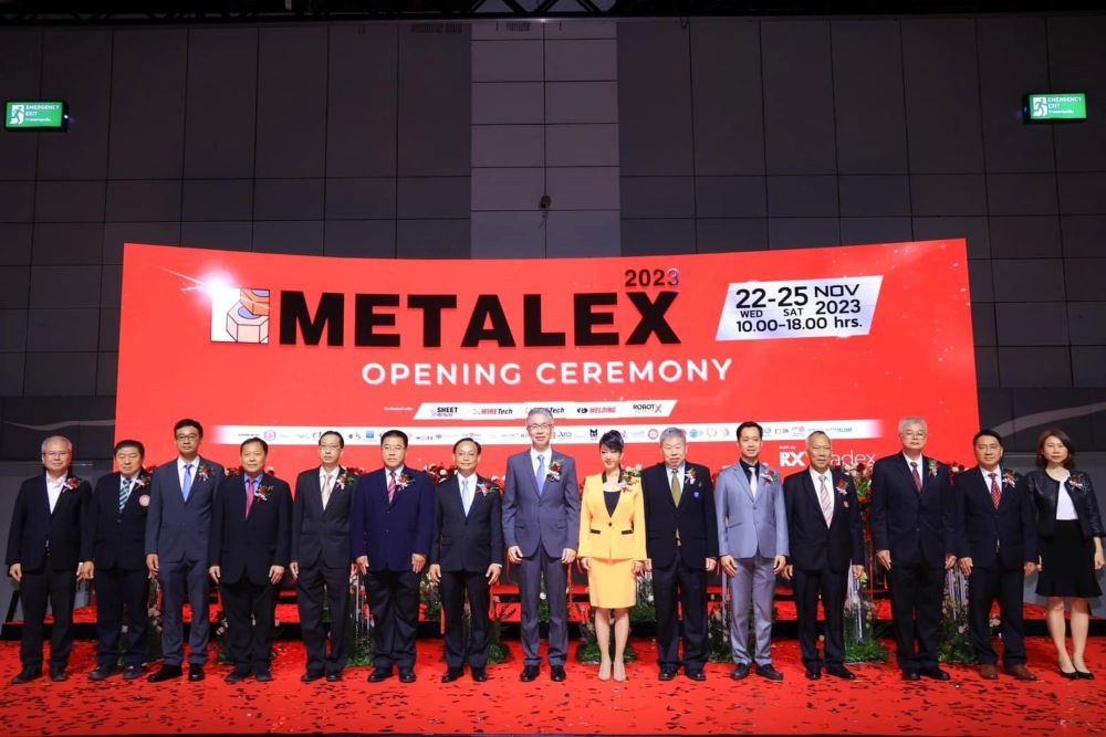เริ่มขึ้นแล้วกับงานแสดงสินค้า METALEX 2023 ที่จัดระหว่างวันที่ 22-25 พฤศจิกายน 2566 ณ ฮอลล์ 98-104 ศูนย์นิทรรศการและการประชุมไบเทค  เวลา 10.00 – 18.00 น.