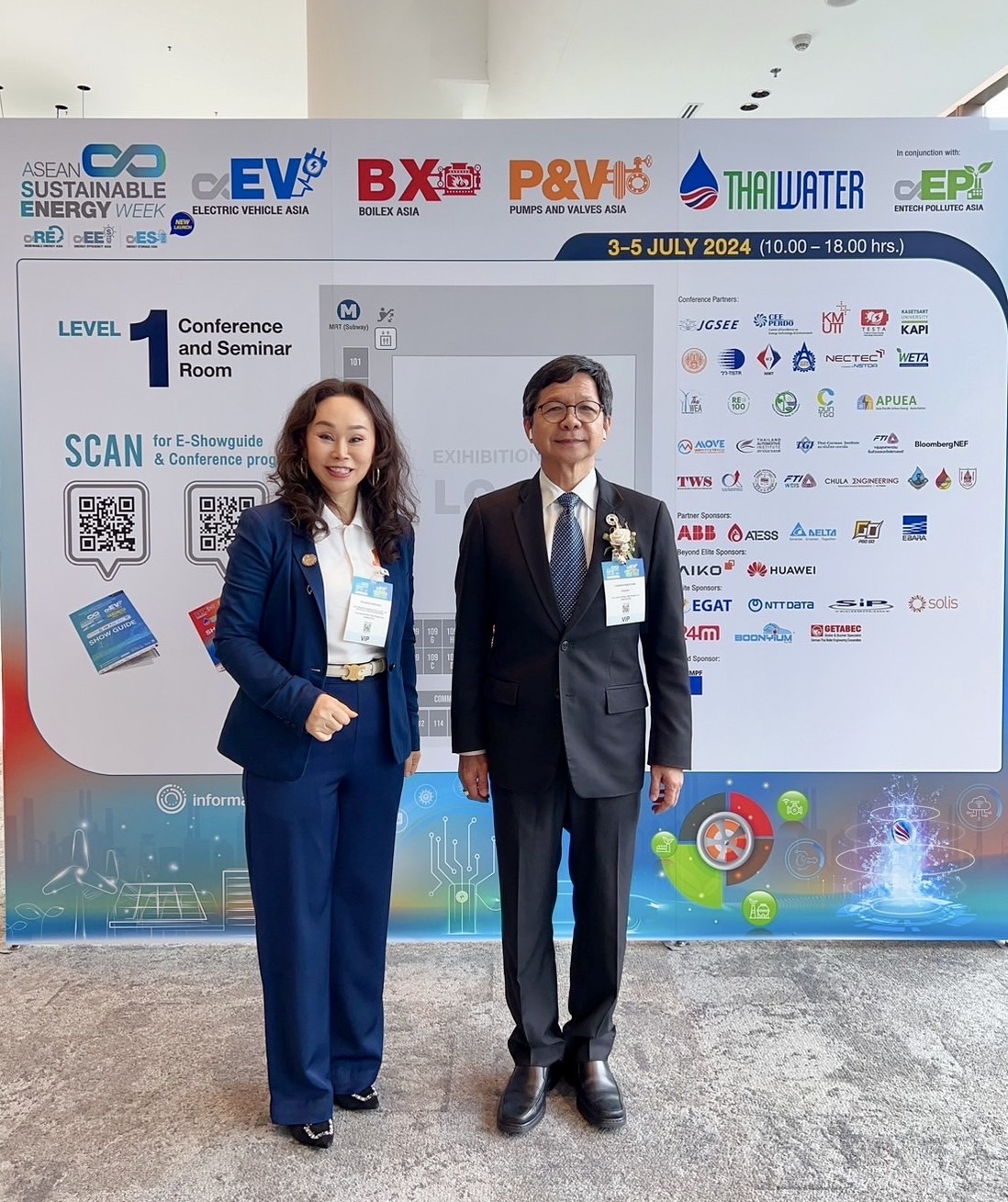 นายกสมาคมส่งเสริมการรับช่วงการผลิตไทย และอุปนายกสมาคมฯ เข้าร่วมงาน ASEAN Sustainable Energy Week 2024 (ASEW)