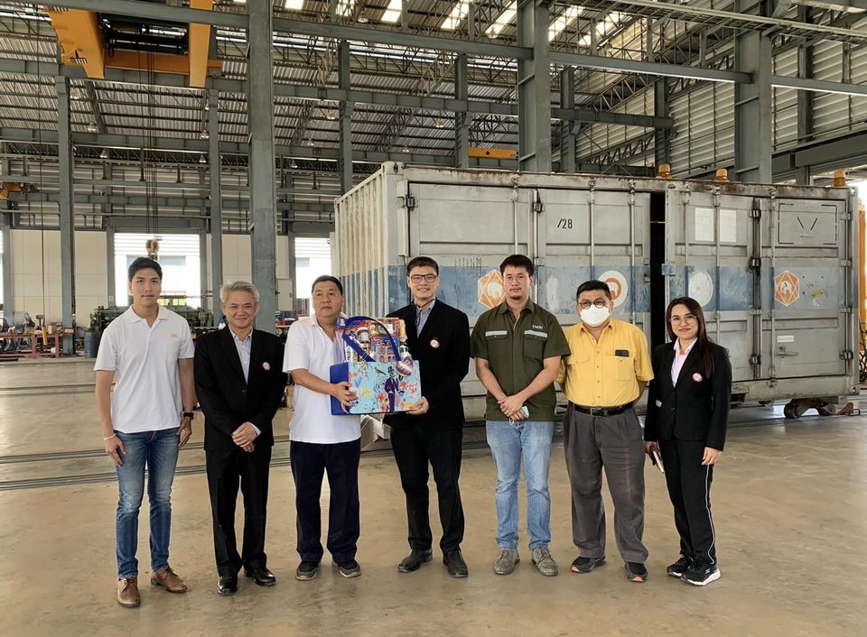 คุณวีระชัย ตรีพรเจริญ ประธานคลัสเตอร์ระบบราง พร้อมทั้งคุณปัญญา ขรรค์บริวาร รองประธานคลัสเตอร์ฯ