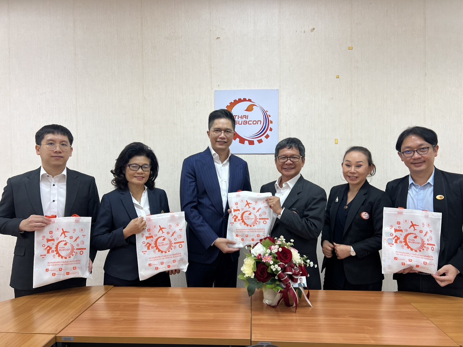 หน่วยงานพันธมิตรต่างๆ ของสมาคม ขอเข้าพบเพื่อแสดงความยินดีในการรับตำแหน่งนายกสมาคม THAI SUBCON ท่านใหม่